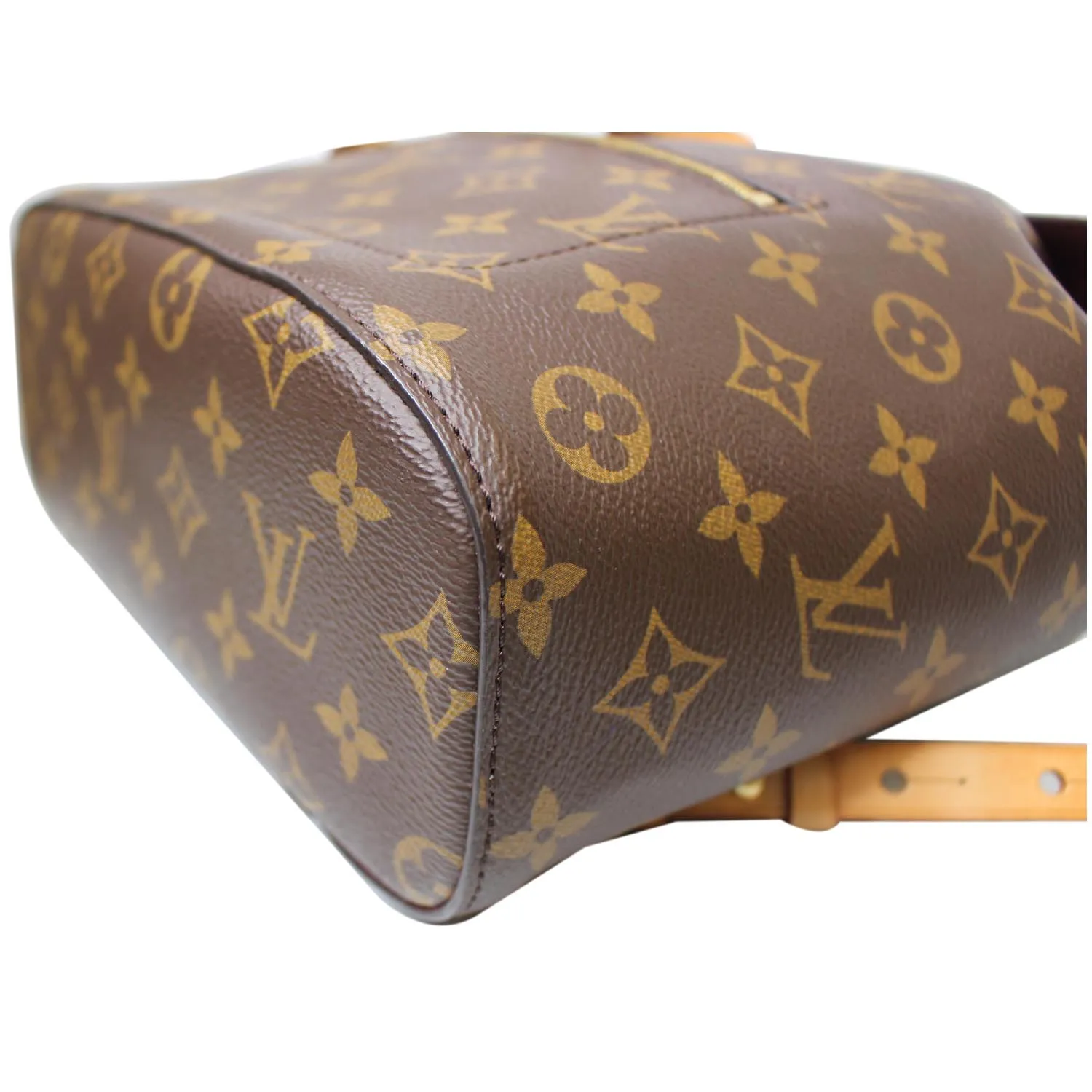 LOUIS VUITTON Montsouris NM Monogram Canvas Backpack Bag Brown