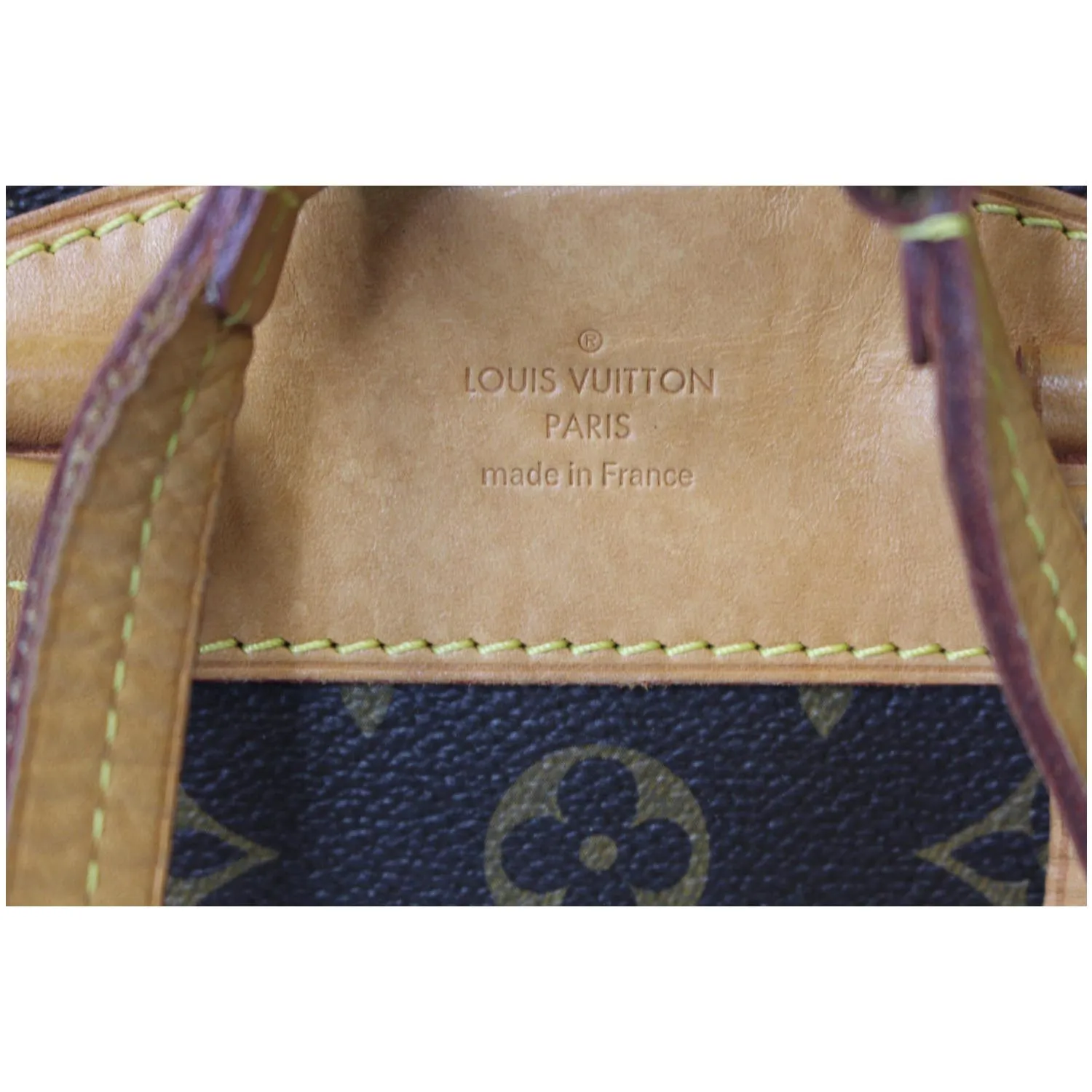 LOUIS VUITTON Montsouris NM Monogram Canvas Backpack Bag Brown