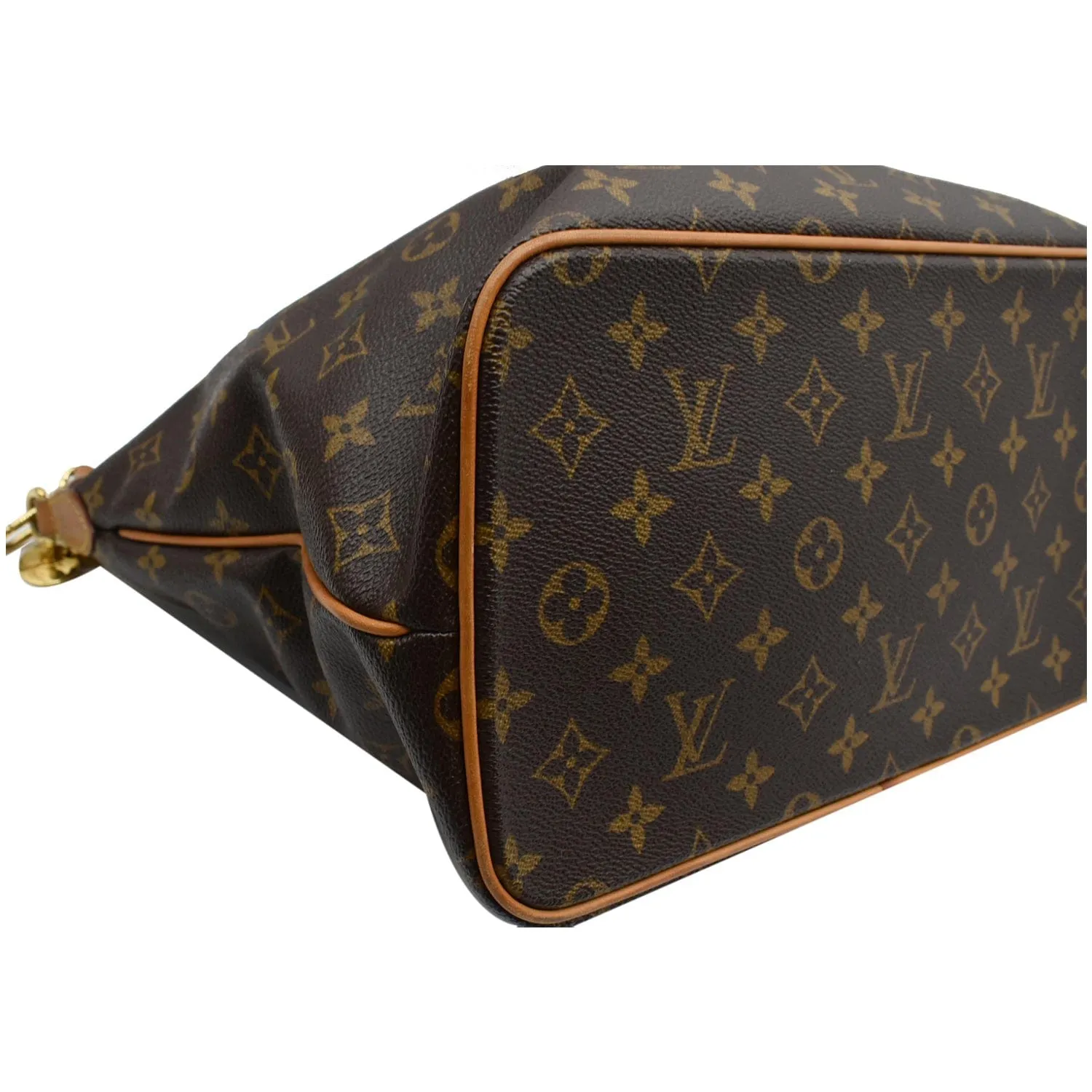 LOUIS VUITTON Palermo PM Monogram Canvas Shoulder Bag Brown- 10% OFF