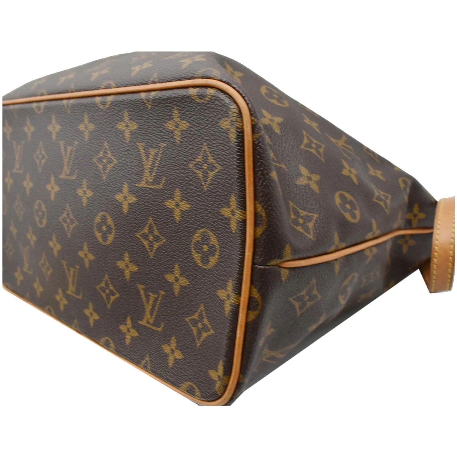 LOUIS VUITTON Palermo PM Monogram Canvas Shoulder Bag Brown- 10% OFF