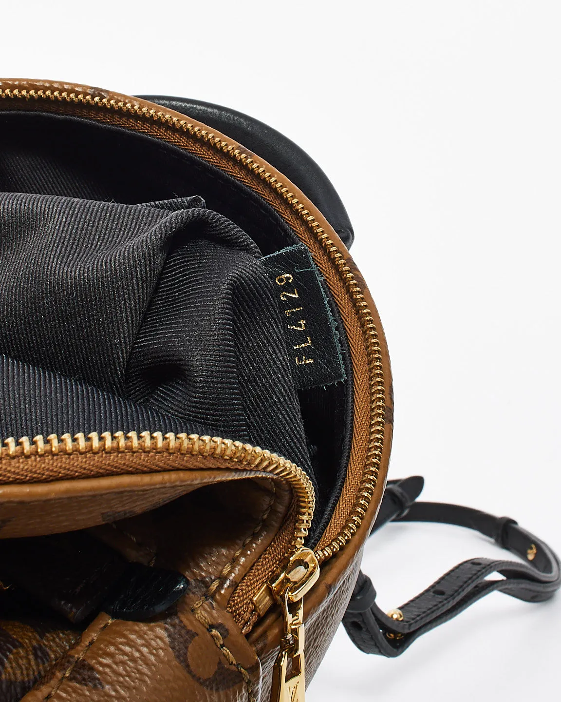 Louis Vuitton Reverse Monogram Canvas Palm Spring Mini Backpack