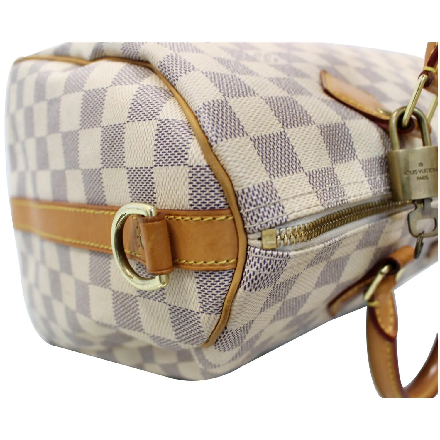 Louis Vuitton Speedy 30 Damier Azur Bandouliere Satchel Bag - 25% OFF