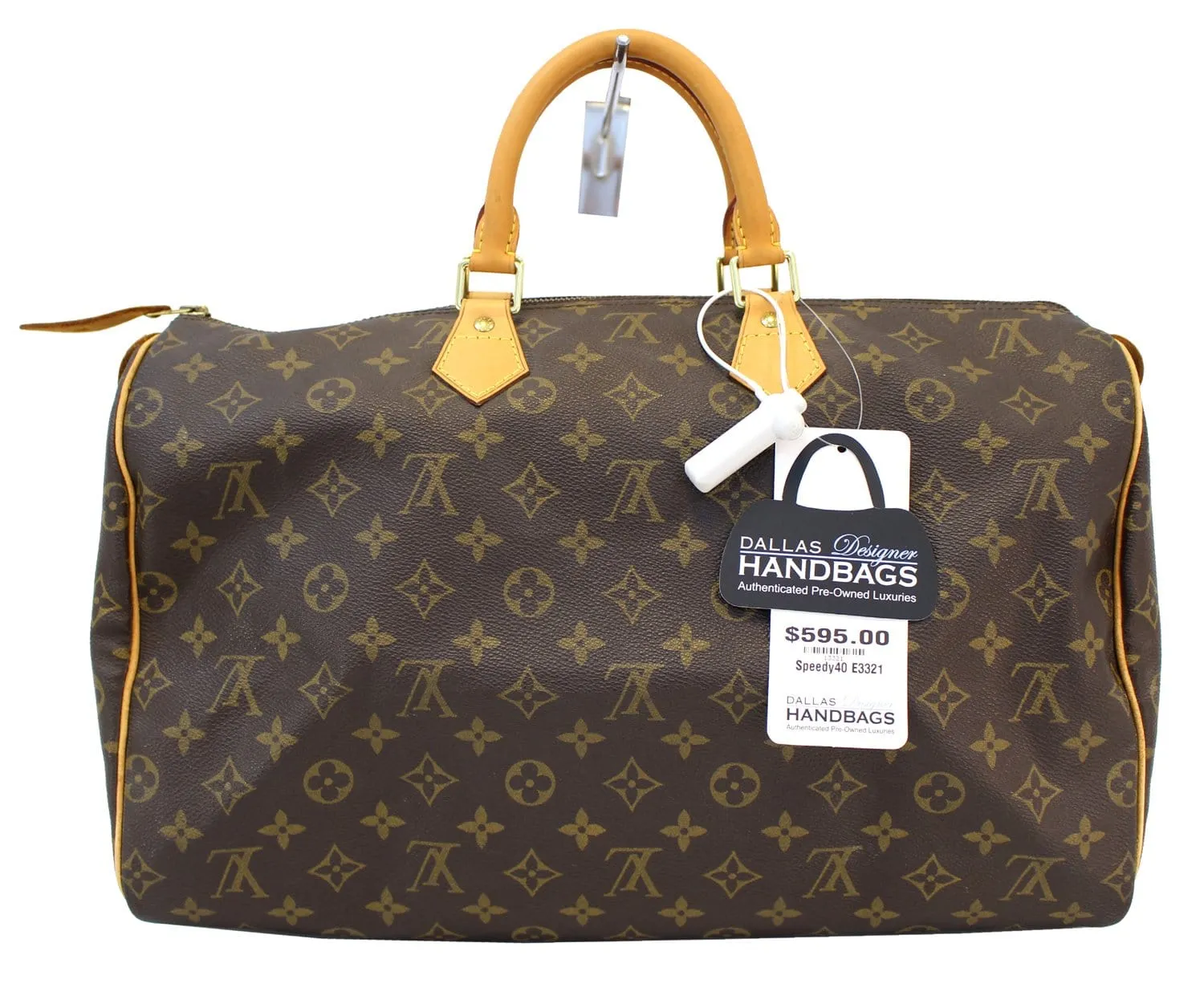 LOUIS VUITTON Speedy 40 Monogram Canvas Handbag