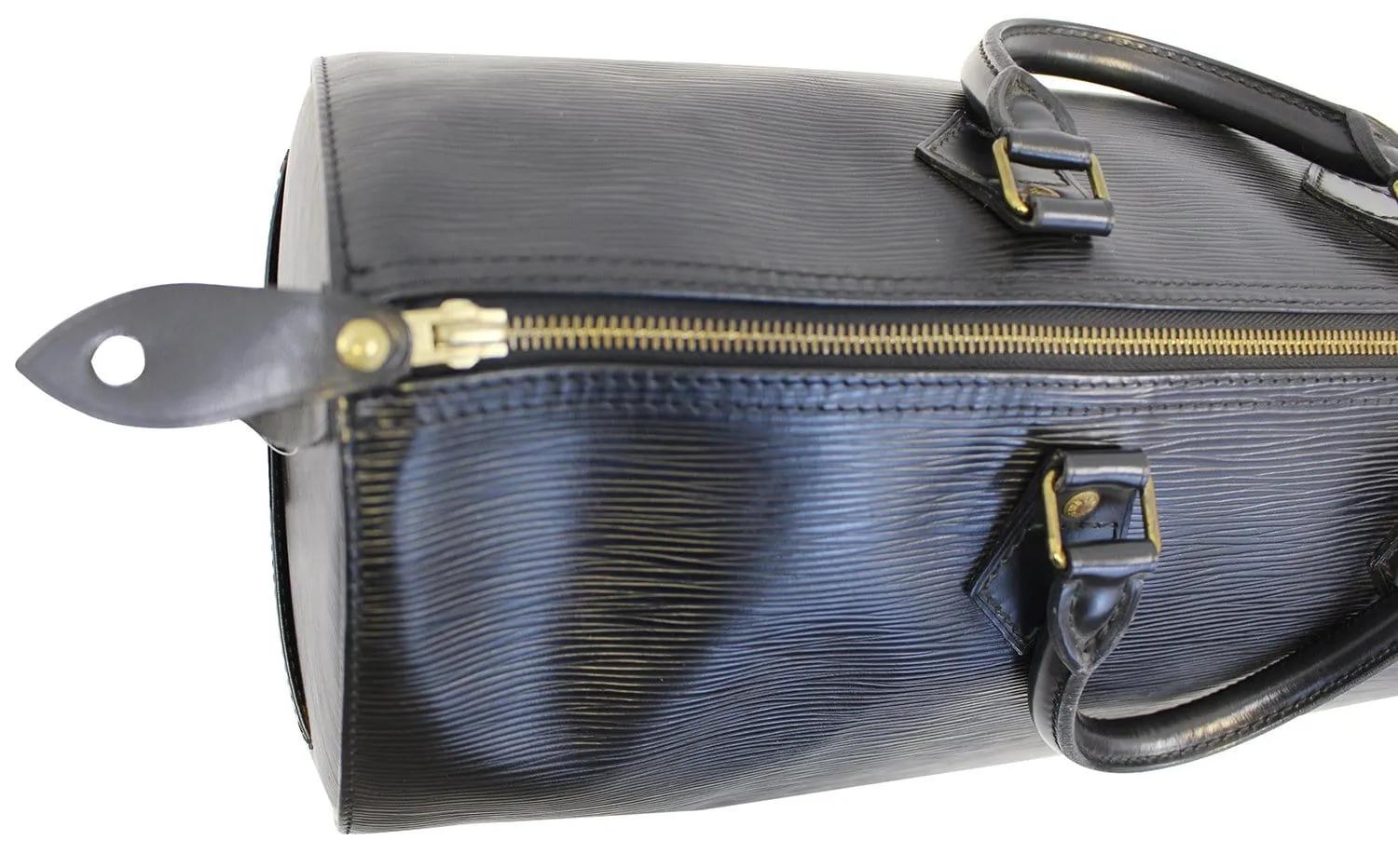 LOUIS VUITTON Speedy Pre Owned  Epi Leather  40 Black Satchel Bag