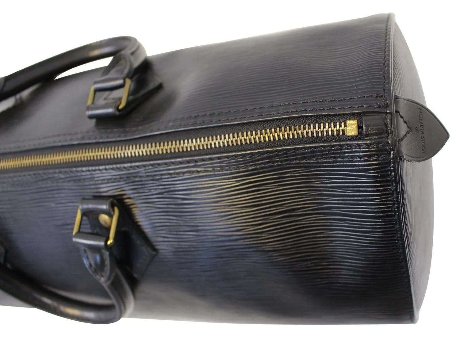 LOUIS VUITTON Speedy Pre Owned  Epi Leather  40 Black Satchel Bag
