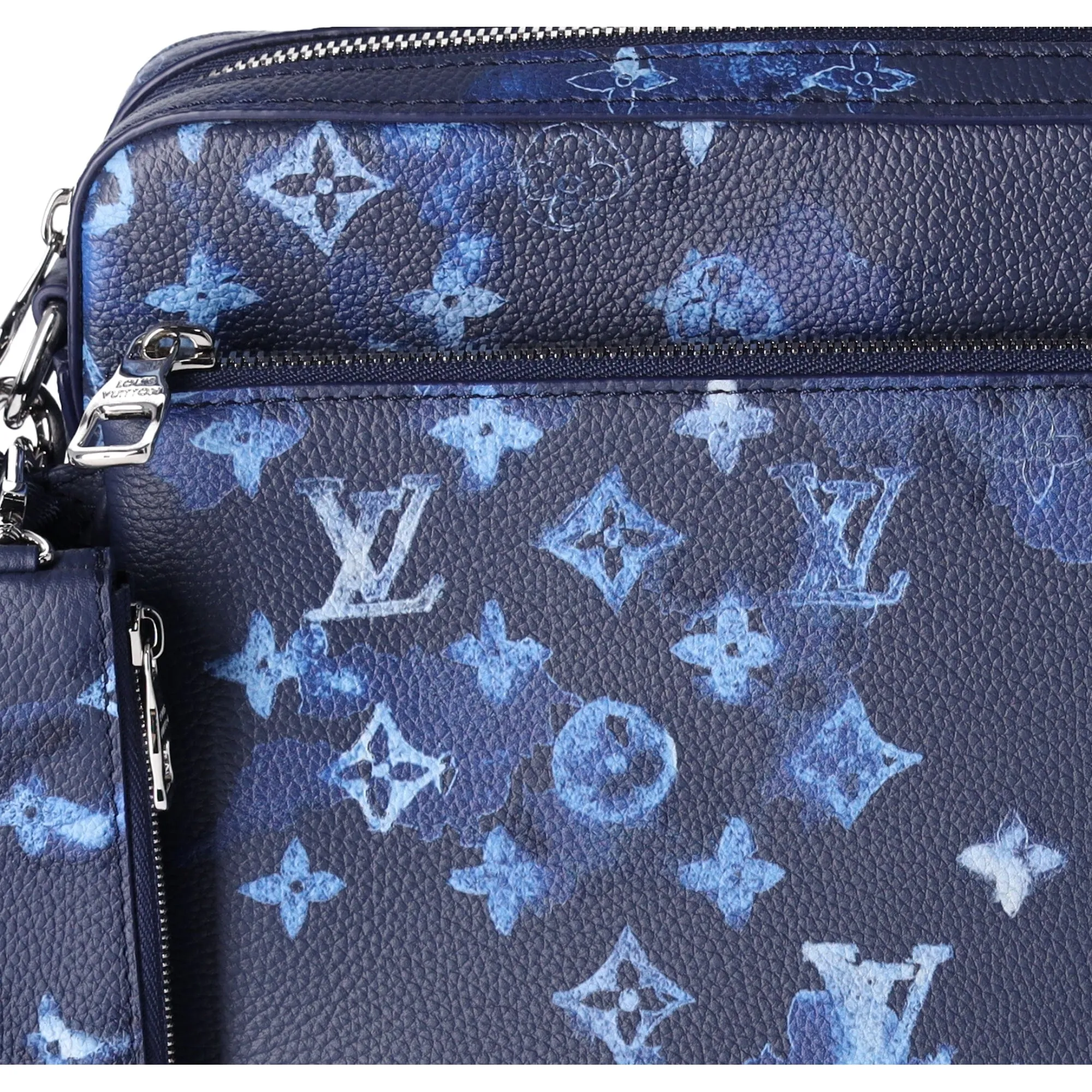 Louis Vuitton Trio Messenger Watercolor Summer Collection Navy