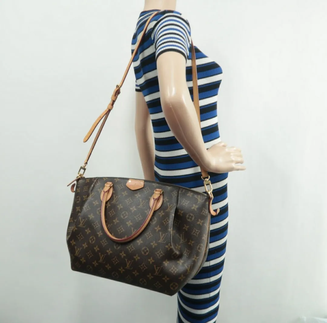 Louis Vuitton Turenne Brown Monogram Canvas Satchel Bag