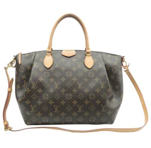 Louis Vuitton Turenne Brown Monogram Canvas Satchel Bag
