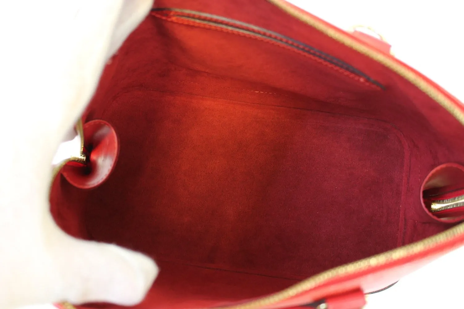 Louis vuitton Used Handbag Epi Leather Red Alma PM