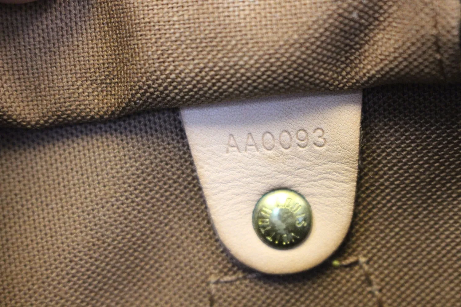 LOUIS VUITTON Used Satchel Bag Monogram Canvas Speedy 30 Brown