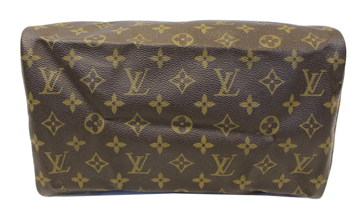 LOUIS VUITTON Used Satchel Bag Monogram Canvas Speedy 30 Brown