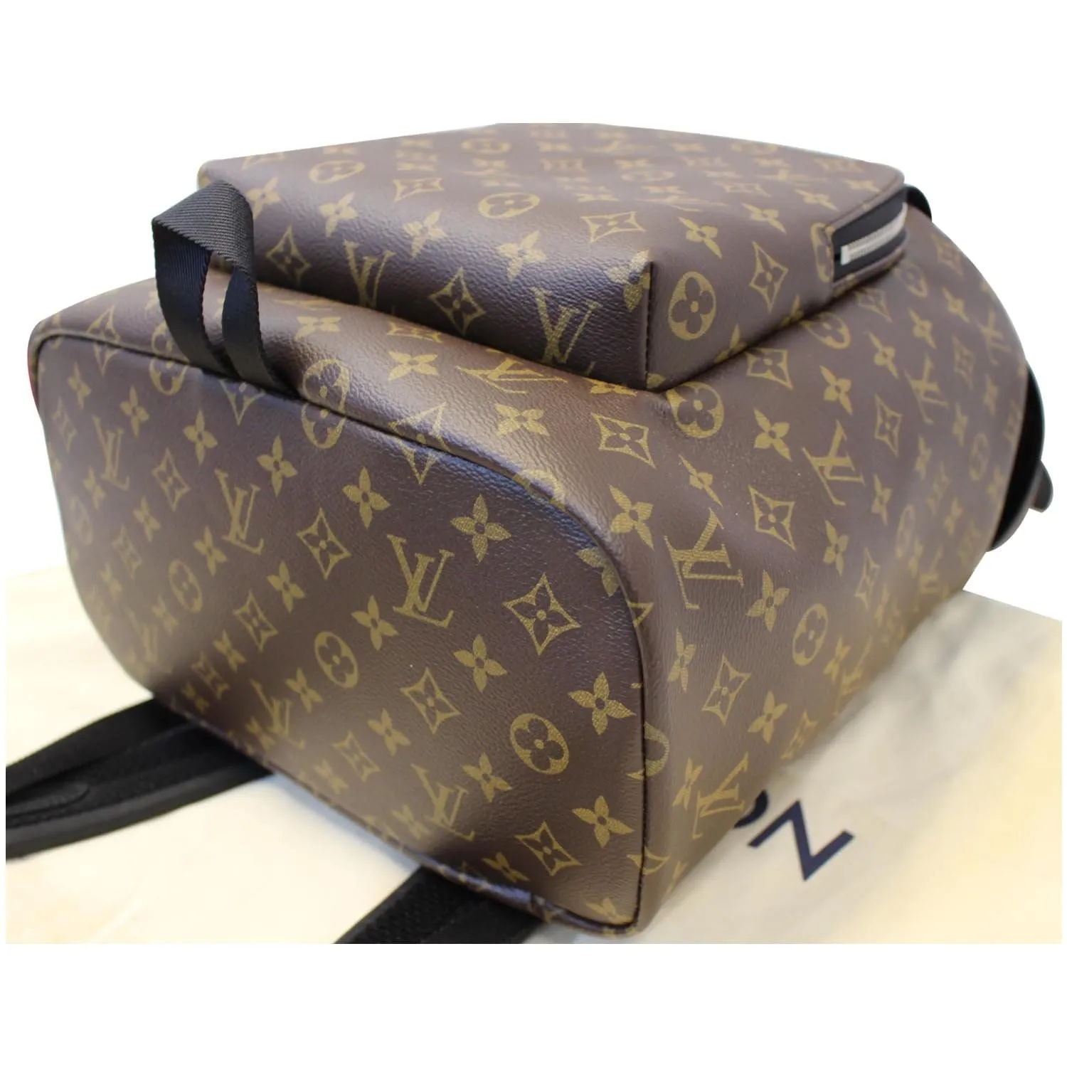 LOUIS VUITTON Zack Monogram Macassar Canvas Backpack Bag