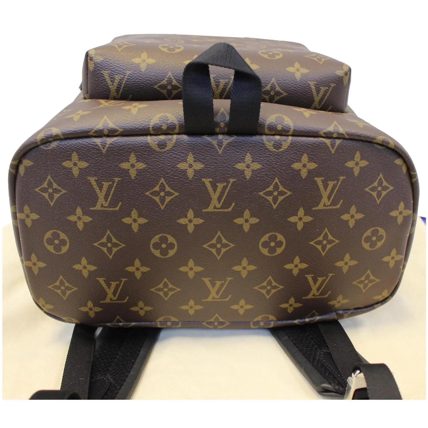 LOUIS VUITTON Zack Monogram Macassar Canvas Backpack Bag