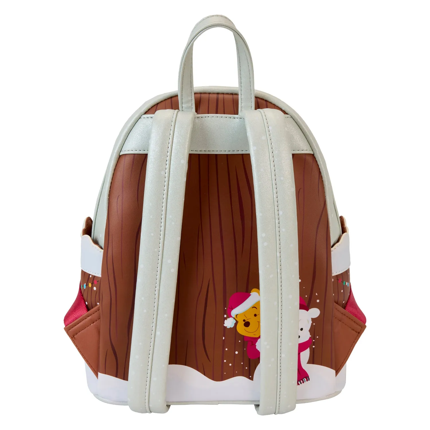 Loungefly Disney Winnie The Pooh Holiday Scene Pooh And Friends Mini Backpack