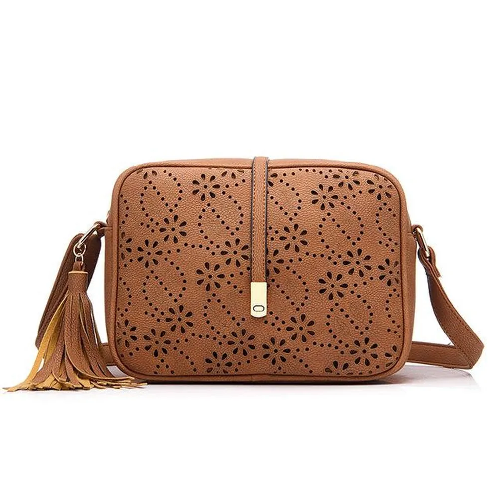 <bold>Crossbody / Shoulder Bag <br>Vegan-Leather