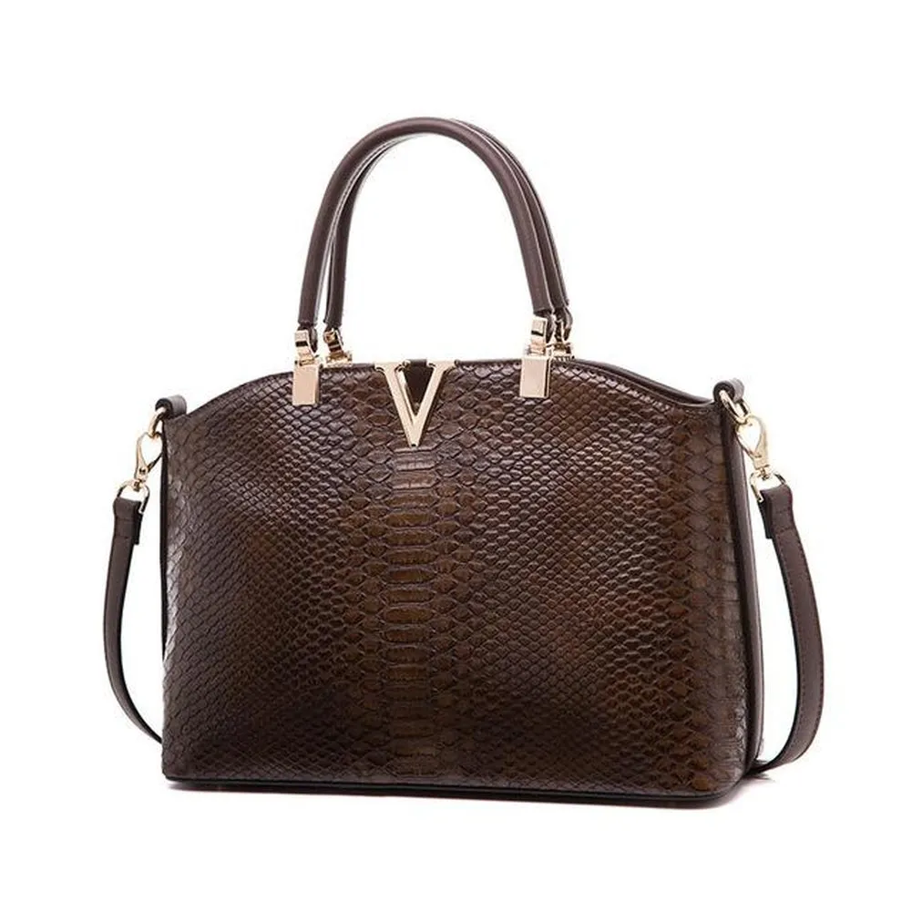 <bold>Satchel / Crossbody Bag  <br>Vegan-Leather
