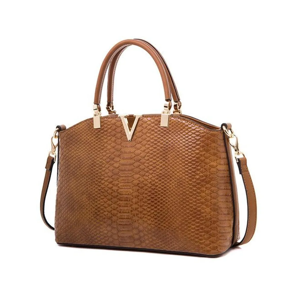 <bold>Satchel / Crossbody Bag  <br>Vegan-Leather