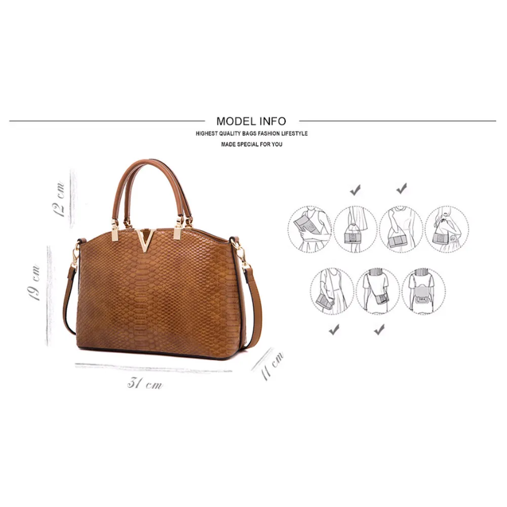 <bold>Satchel / Crossbody Bag  <br>Vegan-Leather