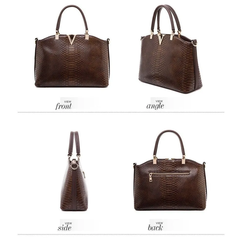 <bold>Satchel / Crossbody Bag  <br>Vegan-Leather