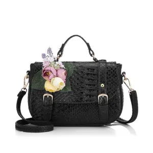 <bold>Satchel / Shoulder Bag <br>Vegan-Leather