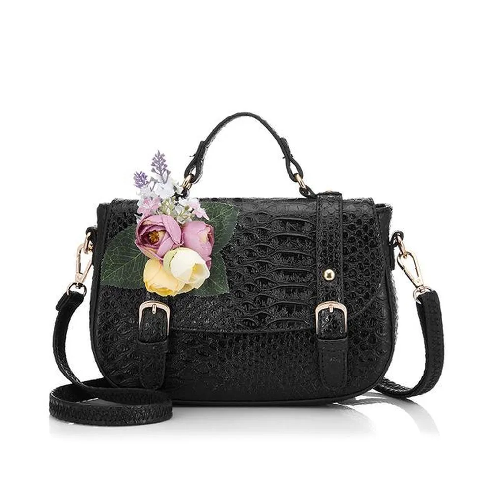 <bold>Satchel / Shoulder Bag <br>Vegan-Leather