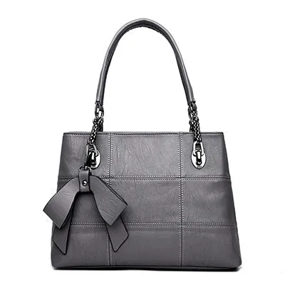 <bold>Satchel  / Tote  Bag <br>Genuine-Leather
