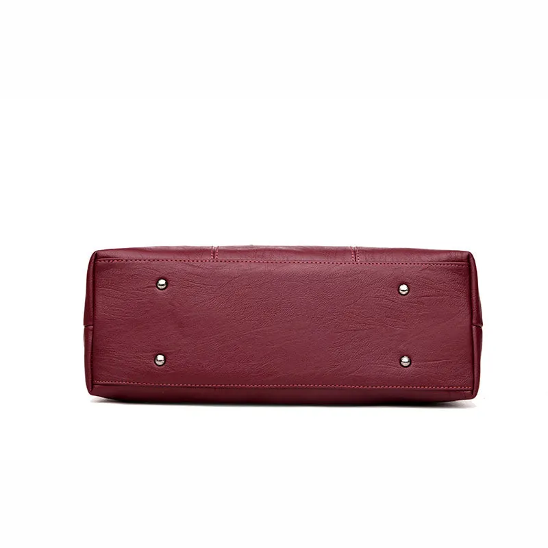 <bold>Satchel  / Tote  Bag <br>Genuine-Leather