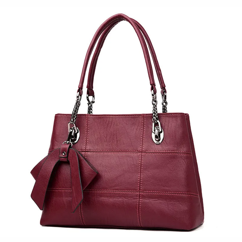 <bold>Satchel  / Tote  Bag <br>Genuine-Leather