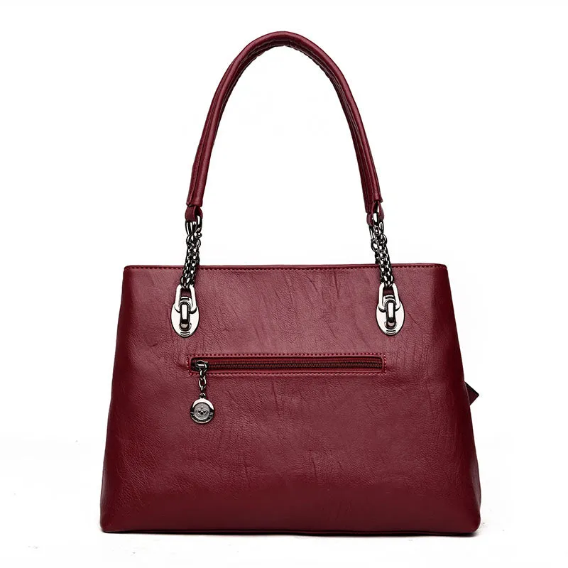 <bold>Satchel  / Tote  Bag <br>Genuine-Leather