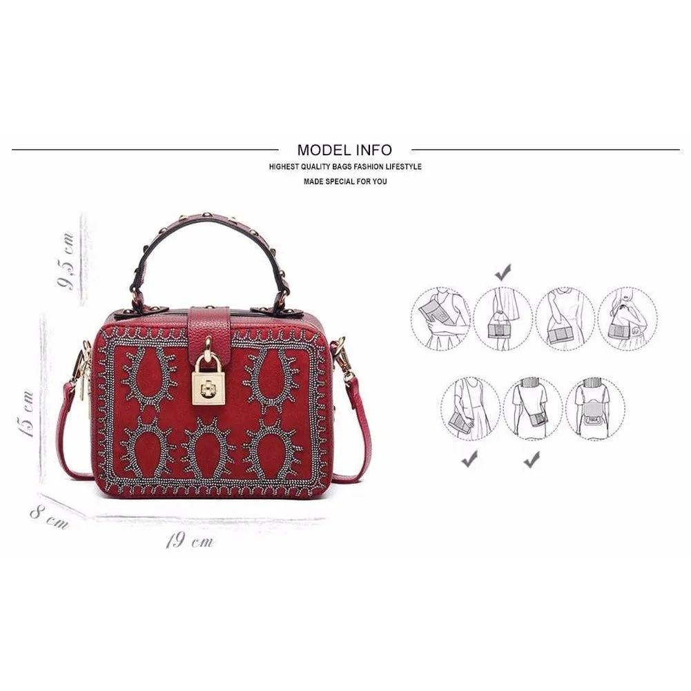 <bold>Top-Handle Bag & Satchel <br>Vegan-Leather