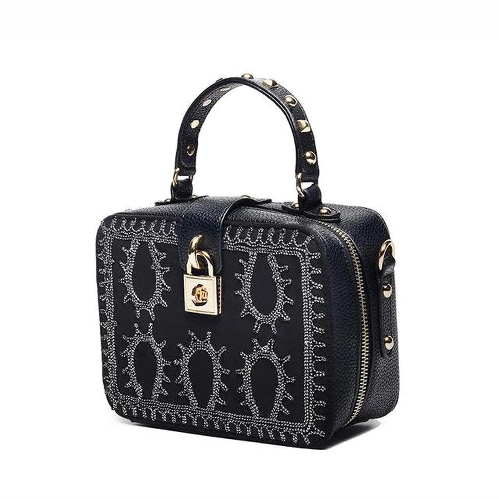 <bold>Top-Handle Bag & Satchel <br>Vegan-Leather