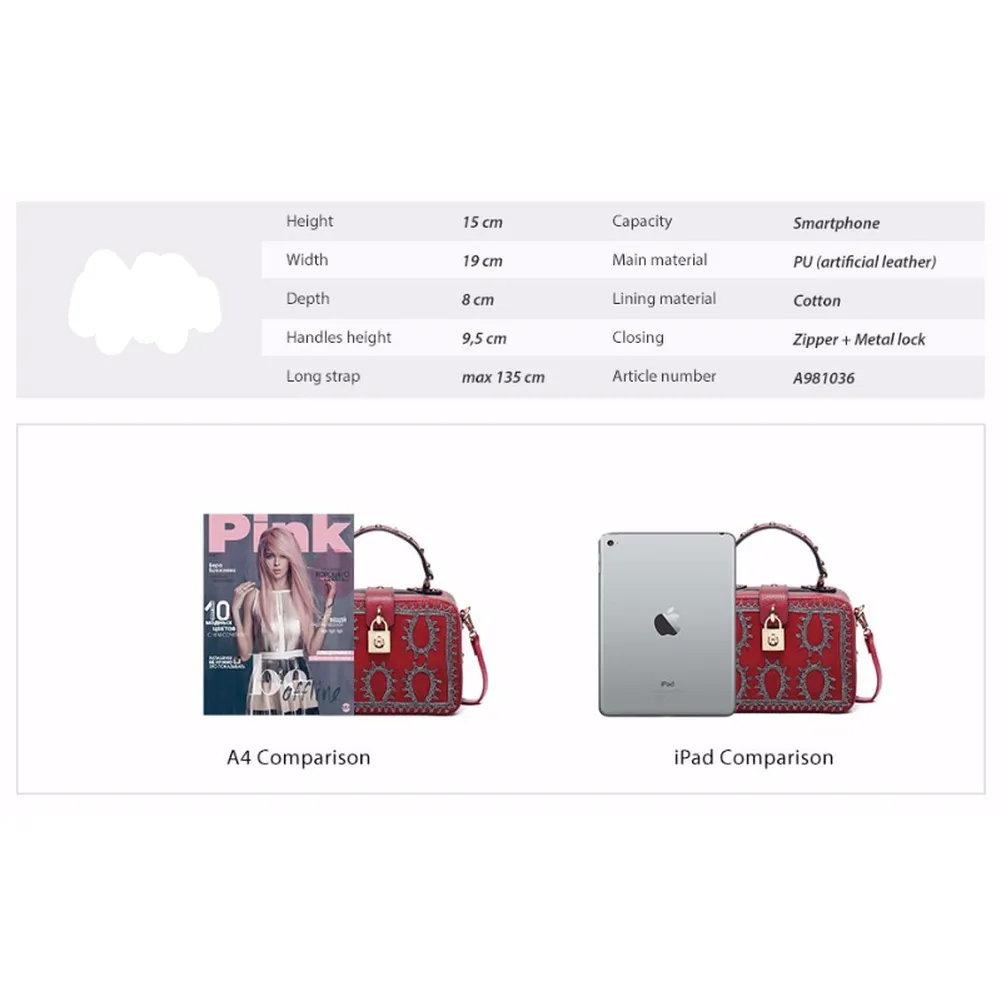 <bold>Top-Handle Bag & Satchel <br>Vegan-Leather