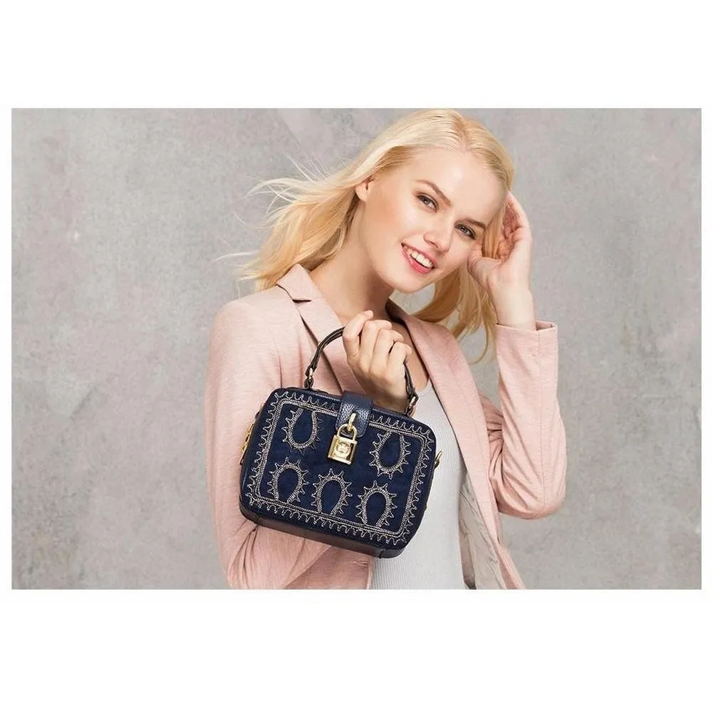 <bold>Top-Handle Bag & Satchel <br>Vegan-Leather