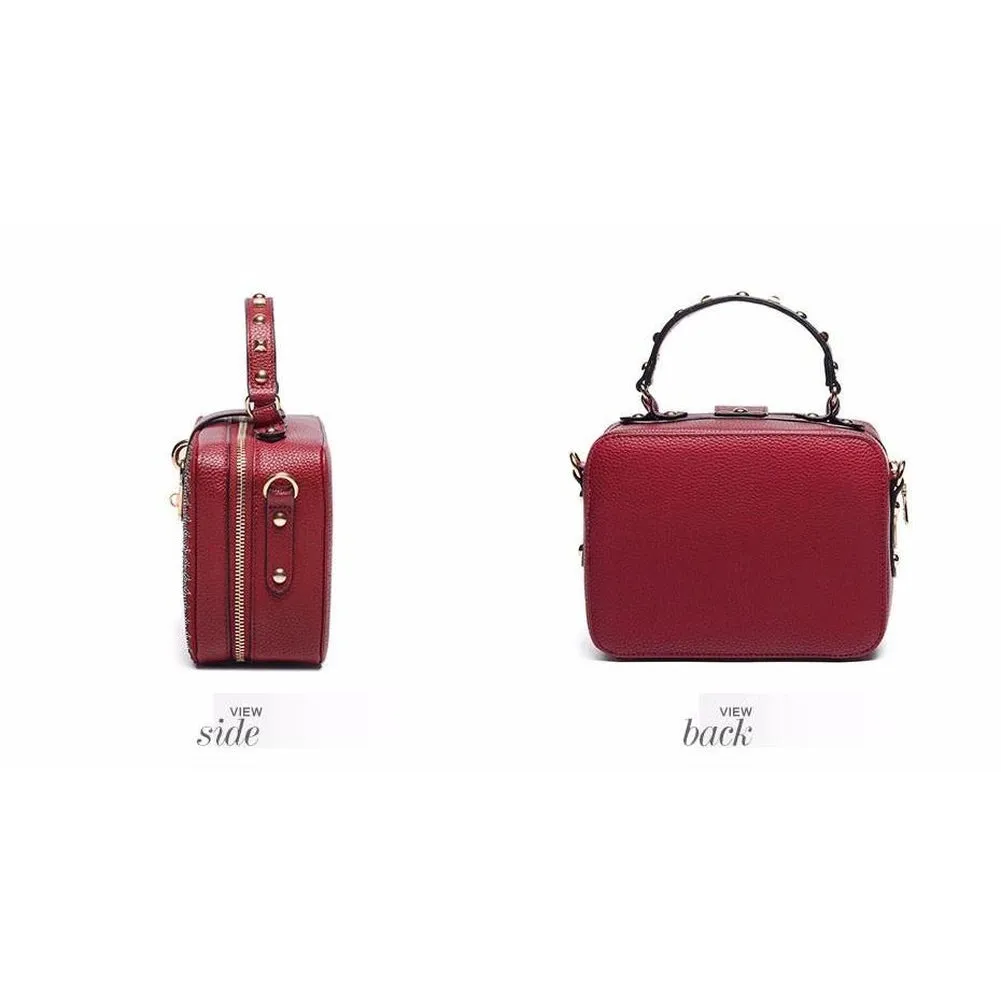 <bold>Top-Handle Bag & Satchel <br>Vegan-Leather
