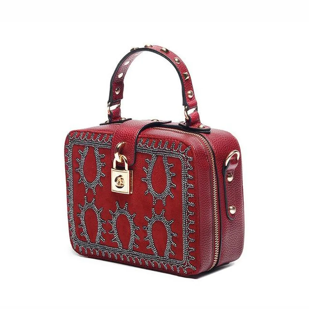 <bold>Top-Handle Bag & Satchel <br>Vegan-Leather