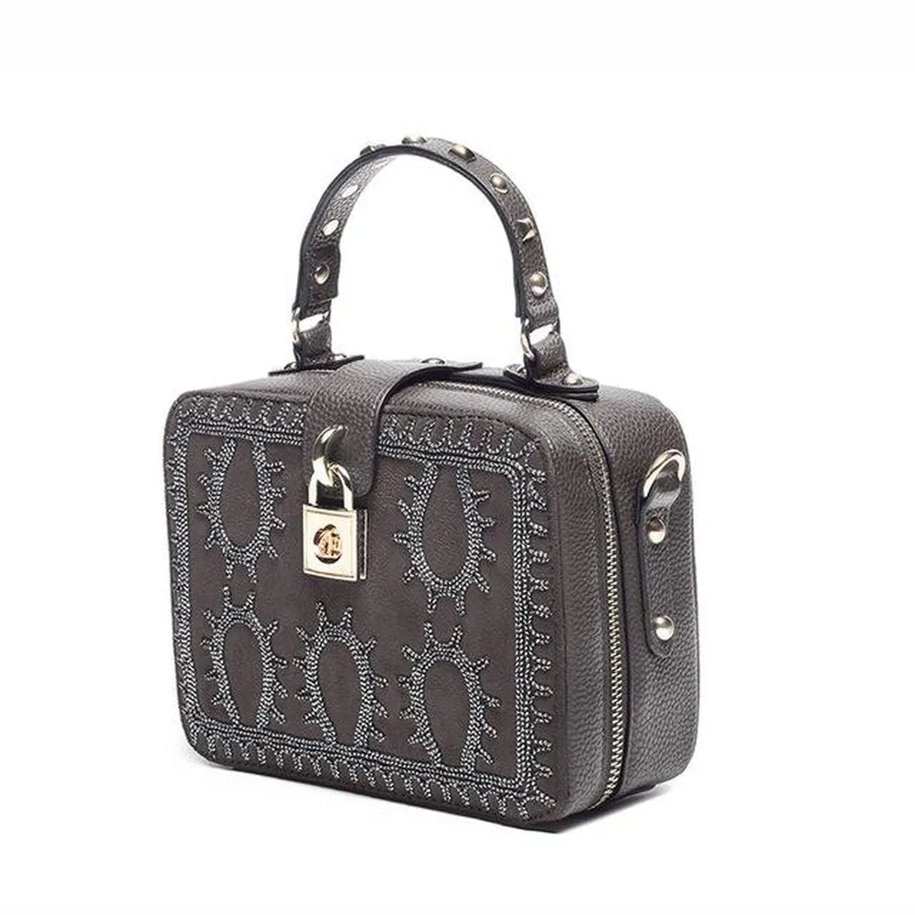 <bold>Top-Handle Bag & Satchel <br>Vegan-Leather