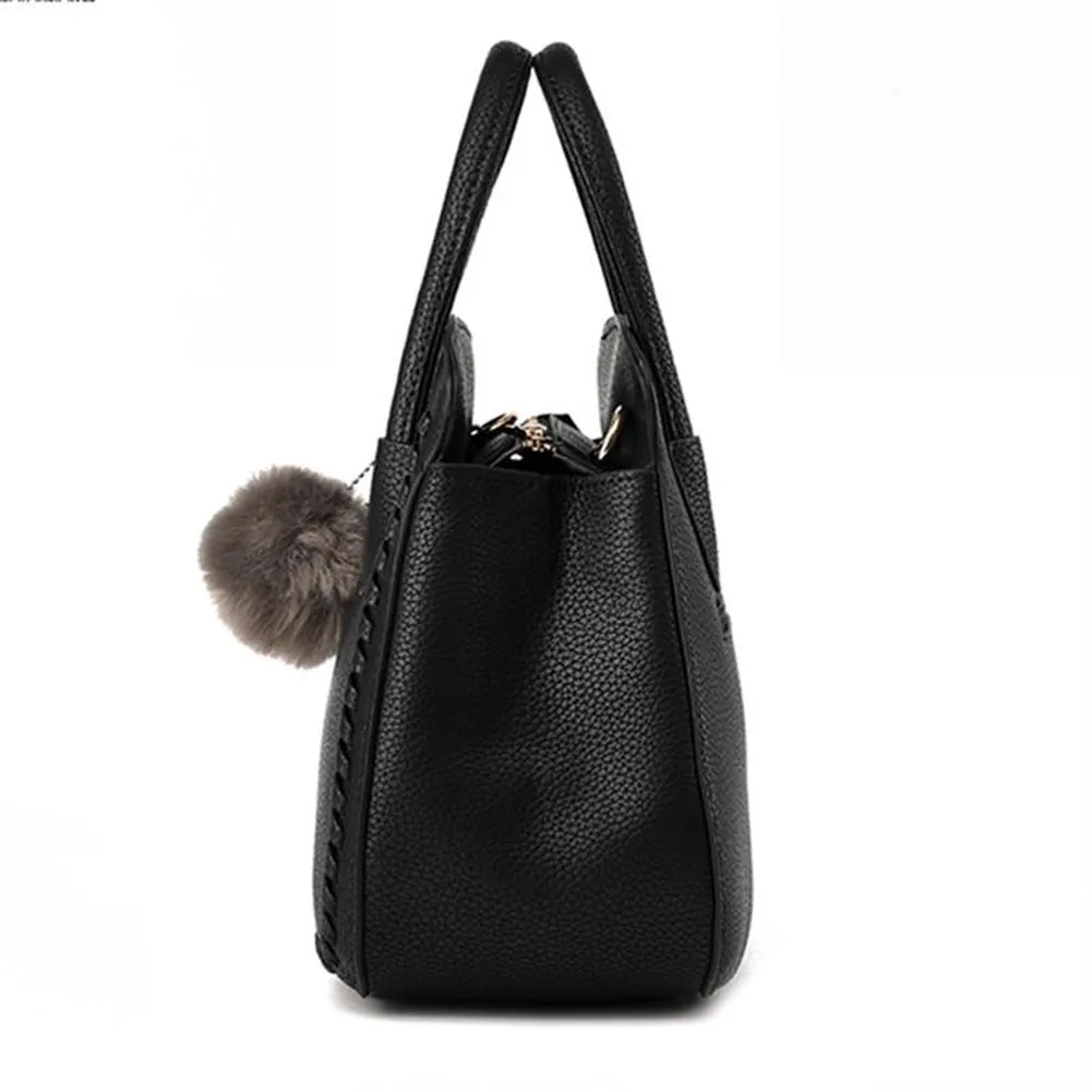 <bold>Top-Handle Bag / Satchel  <br>Vegan-Leather