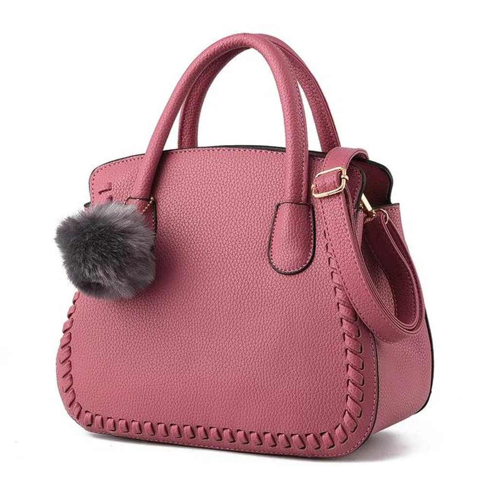 <bold>Top-Handle Bag / Satchel  <br>Vegan-Leather