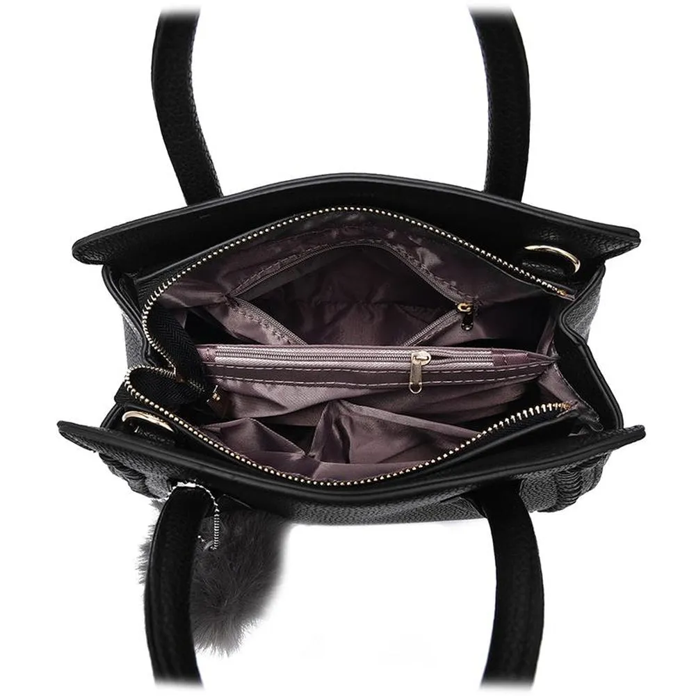 <bold>Top-Handle Bag / Satchel  <br>Vegan-Leather