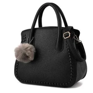 <bold>Top-Handle Bag / Satchel  <br>Vegan-Leather