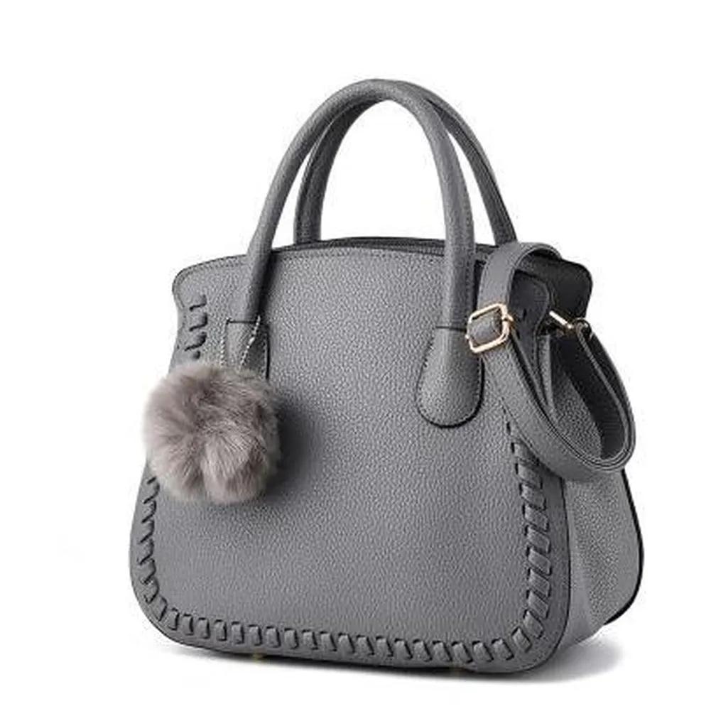 <bold>Top-Handle Bag / Satchel  <br>Vegan-Leather