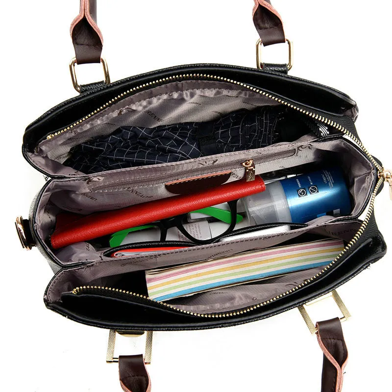 <bold>Top-Handle  / Crossbody Bag <br>Genuine-Leather
