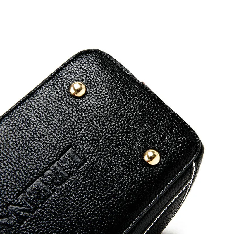 <bold>Top-Handle  / Crossbody Bag <br>Genuine-Leather