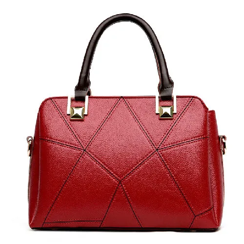 <bold>Top-Handle  / Crossbody Bag <br>Genuine-Leather