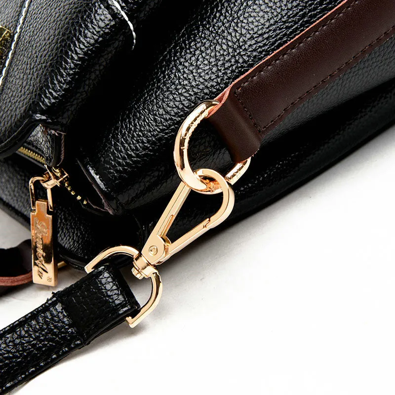 <bold>Top-Handle  / Crossbody Bag <br>Genuine-Leather