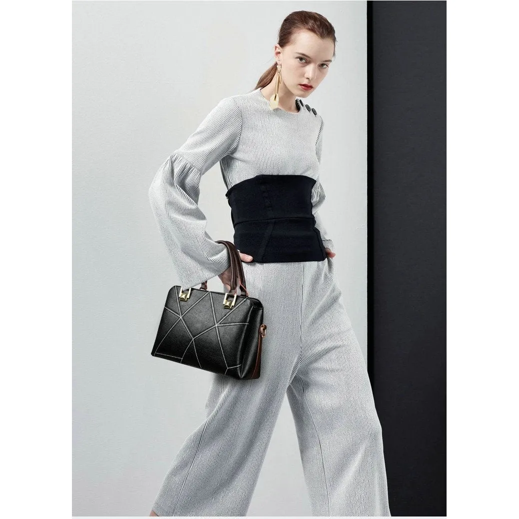 <bold>Top-Handle  / Crossbody Bag <br>Genuine-Leather