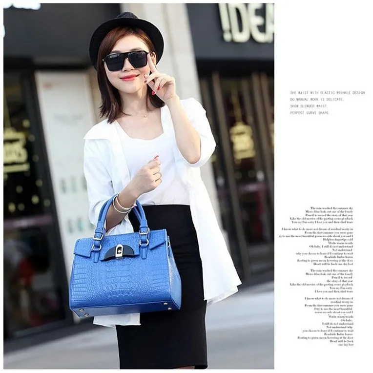 <bold>Top-Handle / Crossbody Bag <br>Genuine-Leather
