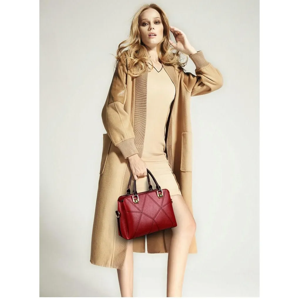 <bold>Top-Handle  / Crossbody Bag <br>Genuine-Leather