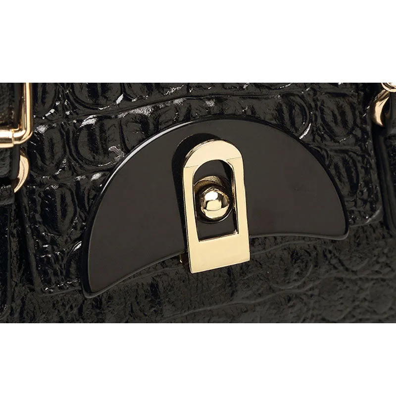 <bold>Top-Handle / Crossbody Bag <br>Genuine-Leather