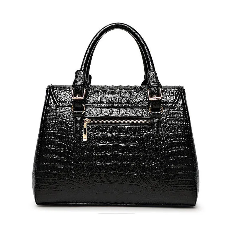 <bold>Top-Handle / Crossbody Bag <br>Genuine-Leather